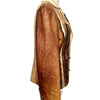 Veste blazer en cuir véritable – Dégradé de Marron – Made in Spain