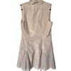 Robe Courte Col Bénitier Iridescente Coton & Soie — T. 38 (M) — Made in Belgium