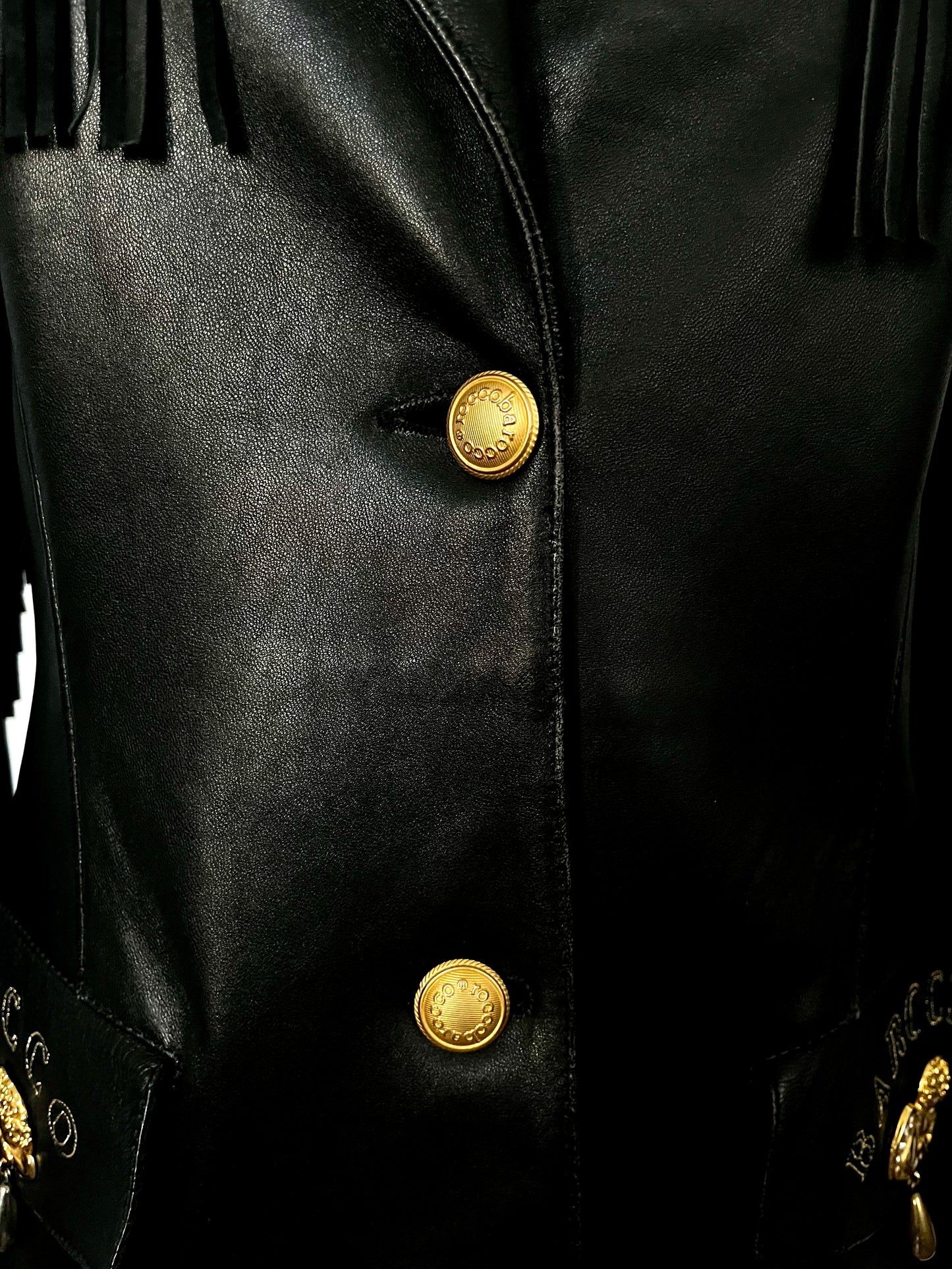 Veste franges vintage année 80s Rocco Barocco ( SOLD OUT )