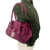 SAC À MAIN VINTAGE EN CUIR GRAINÉ FUSHIA – GABOR