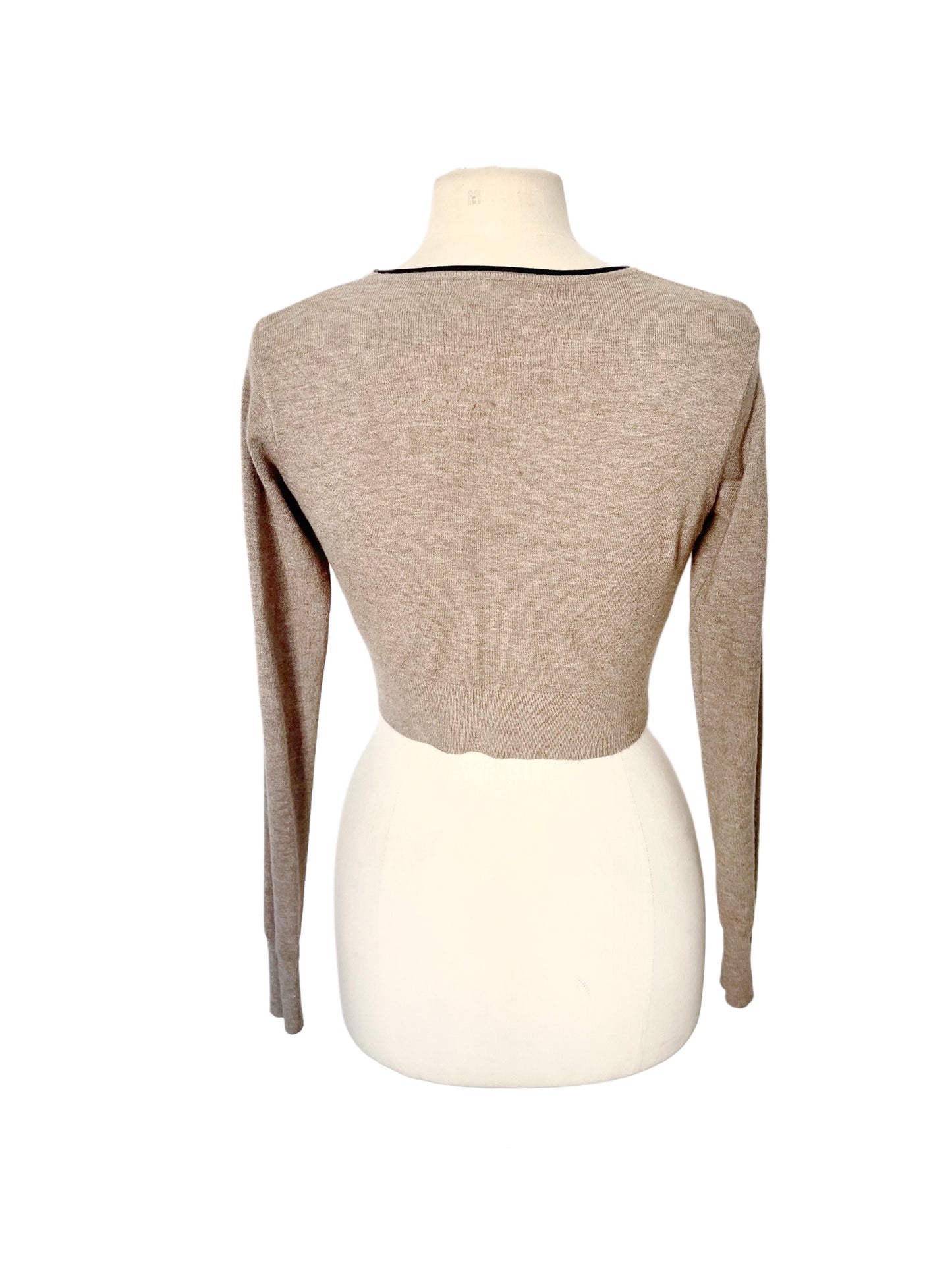 BOLÉRO TAUPE ULTRA-SOFT — TAILLE 36/38