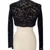 Ensemble Mini Robe / Tunique & Boléro Maille Ajourée Whimsigoth Velours Violet — T. 34/36 (XS/S)