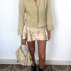 Veste vintage beige style officier – Taille 40