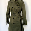 Manteau trench mi-long kaki – Taille XL/42