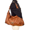 SAC HOBO VINTAGE EN CUIR TRAVAILLÉ - ISABELLA FIORE ( MODÈLE RARE )