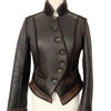 Veste en similicuir et fausse fourrure – Taille 40