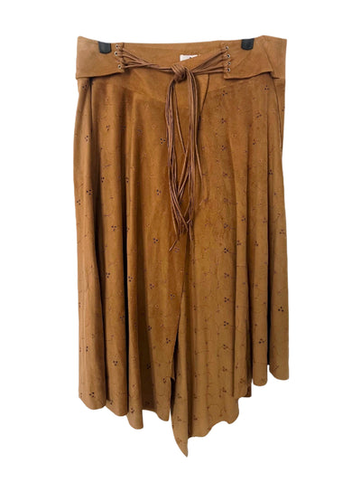 Jupe vintage asymétrique "Peau de Pêche" – Made in Italy – Taille 40