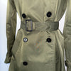Manteau trench mi-long kaki – Taille XL/42