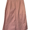 Jupe Trapèze Longueur Genoux Vieux Rose & Dentelle Noire Style Coquette — T. 34/36