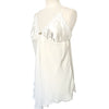 Top Tunique Esprit Lingerie Satin Blanc Nacré & Mousseline — taille 40/42 — coquette / boudoir chic / Y2K