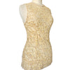 Top de cérémonie vintage brodé de perles et sequins — (Chiné en Italie) — taille 36/38