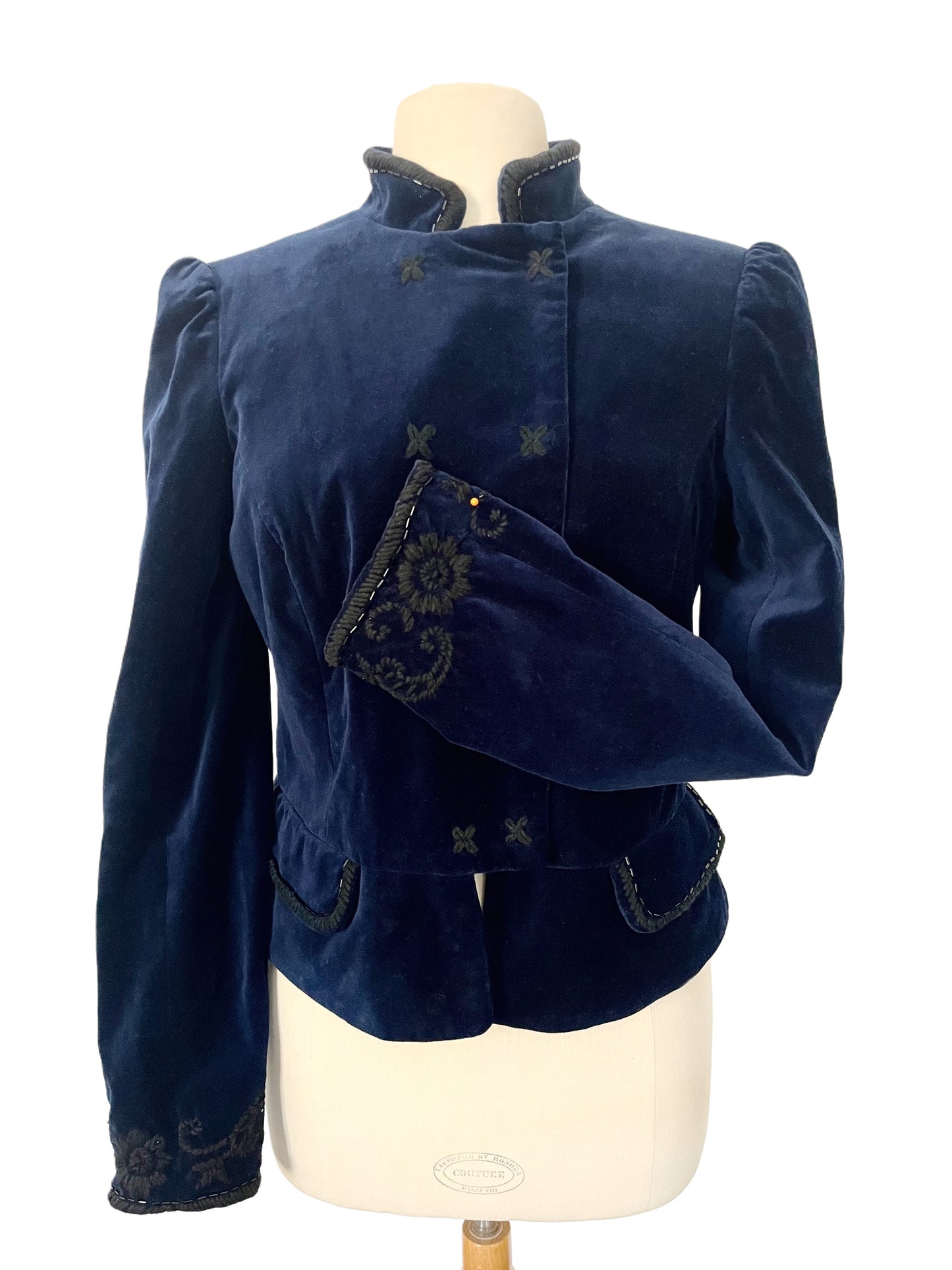 Veste courte Massimo Dutti en velours – Taille 40