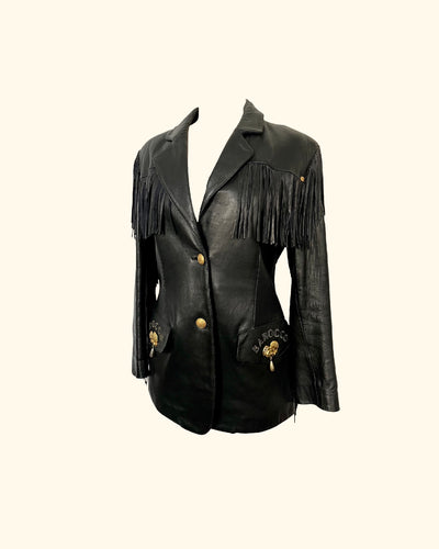 Veste franges vintage année 80s Rocco Barocco ( SOLD OUT )