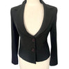 Veste Blazer Vintage 90s/Y2K - Coupe Cintrée & Col Plongeant - Made in Italy - Taille 40 (L)