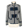 Veste officier cintrée bleu/gris – Taille 40