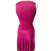 Robe Ajustée Drapée Fuchsia Sans Manches — taille 36/38 — Cocktail / Chic / Occasion