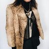 VESTE EN FOURRURE ( RENARD AUTHENTIQUE )