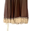Robe midi vintage en tulle & biais froncés — (made in italy) — taille 36