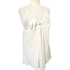 Top Tunique Esprit Lingerie Satin Blanc Nacré & Mousseline — taille 40/42 — coquette / boudoir chic / Y2K