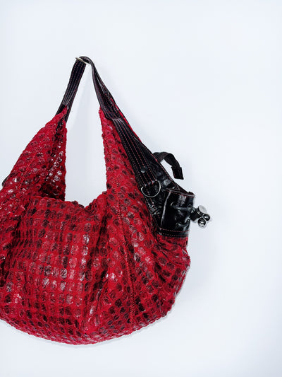 SAC À MAIN VINTAGE ROUGE CERISE ( SOLD OUT )