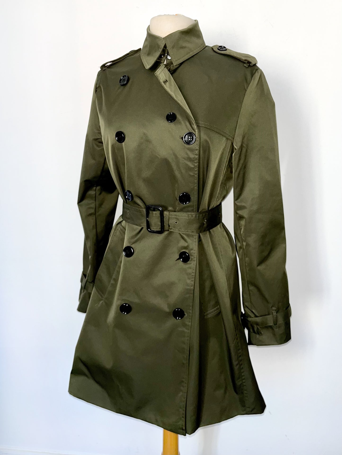 Manteau trench mi-long kaki – Taille XL/42