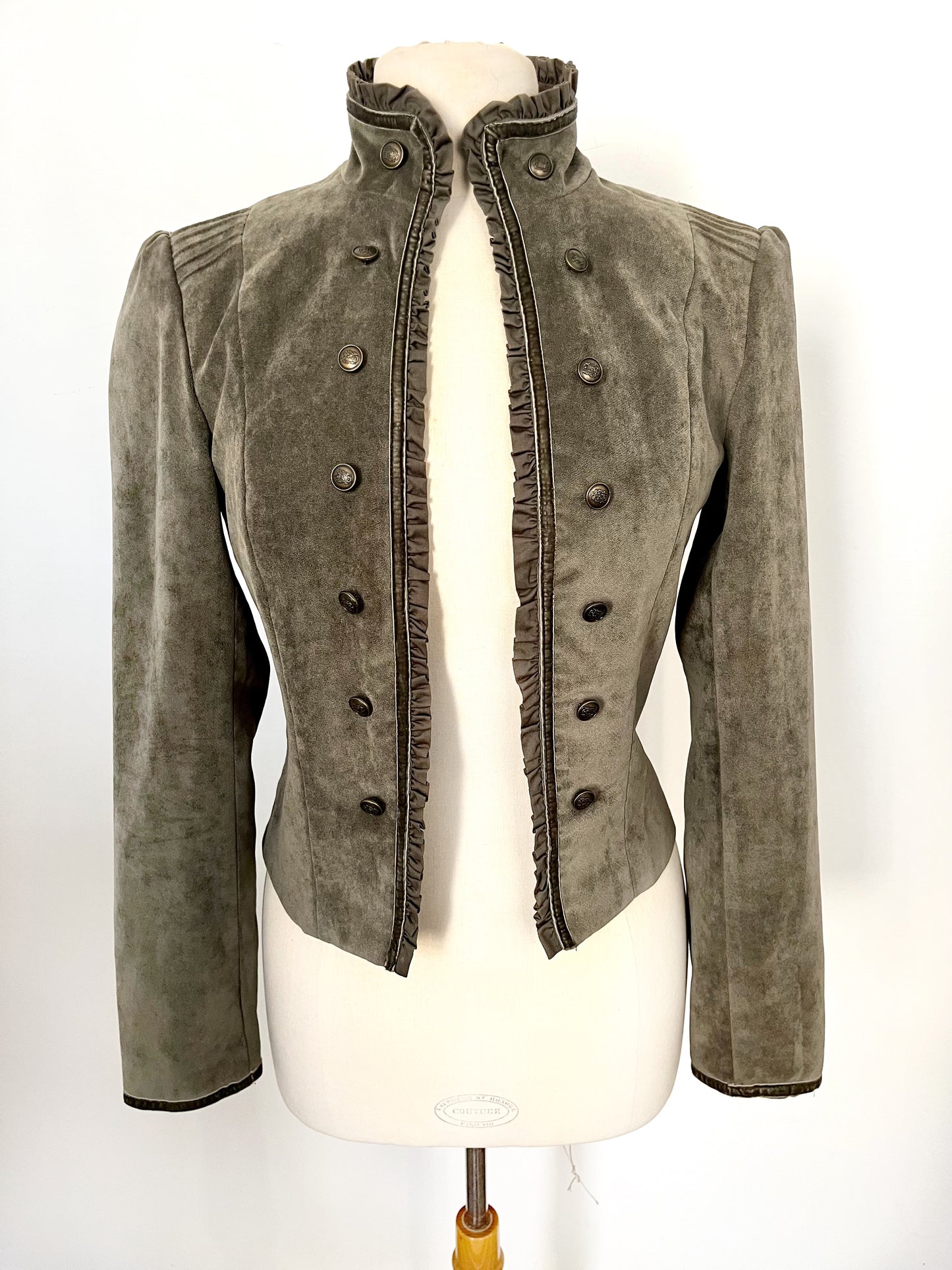 Veste officier en velours kaki ( SOLD OUT )