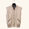 GILET SANS MANCHES BEIGE