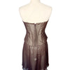 ENSEMBLE DE CÉRÉMONIE VINTAGE (TOP + JUPE) — TAILLE 40