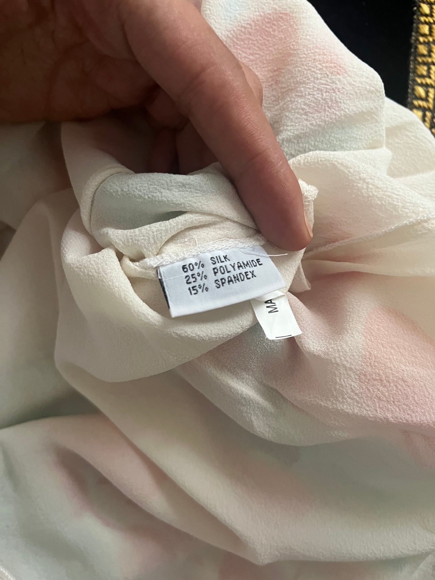 Ensemble Coordonné PINKO Esprit Lingerie en Soie & Dentelle Bleu Pastel — Top Caraco + Jupe Fleuries — taille 36/38 — Coquette / Boudoir Chic / Y2K