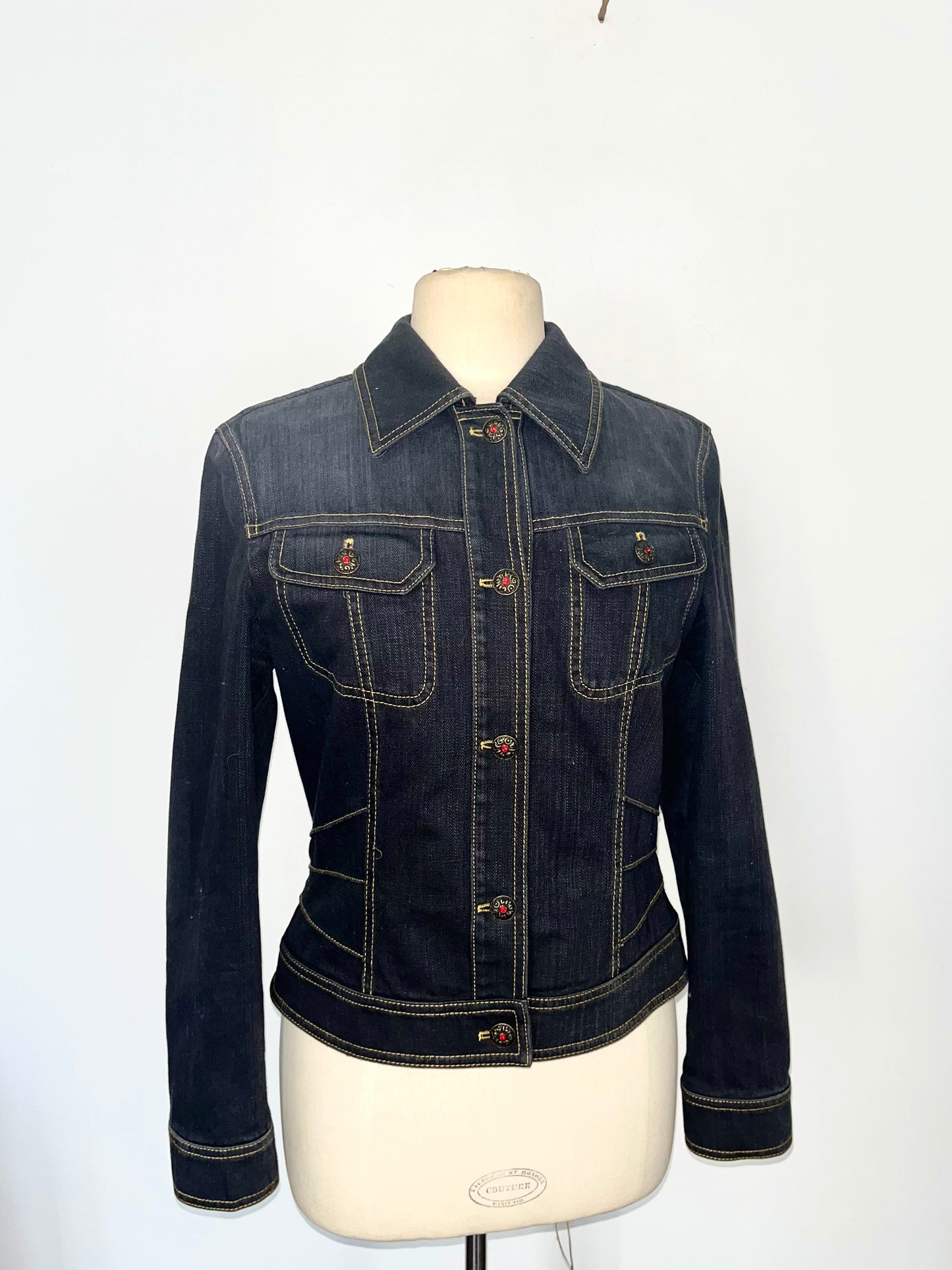 Veste jean brut