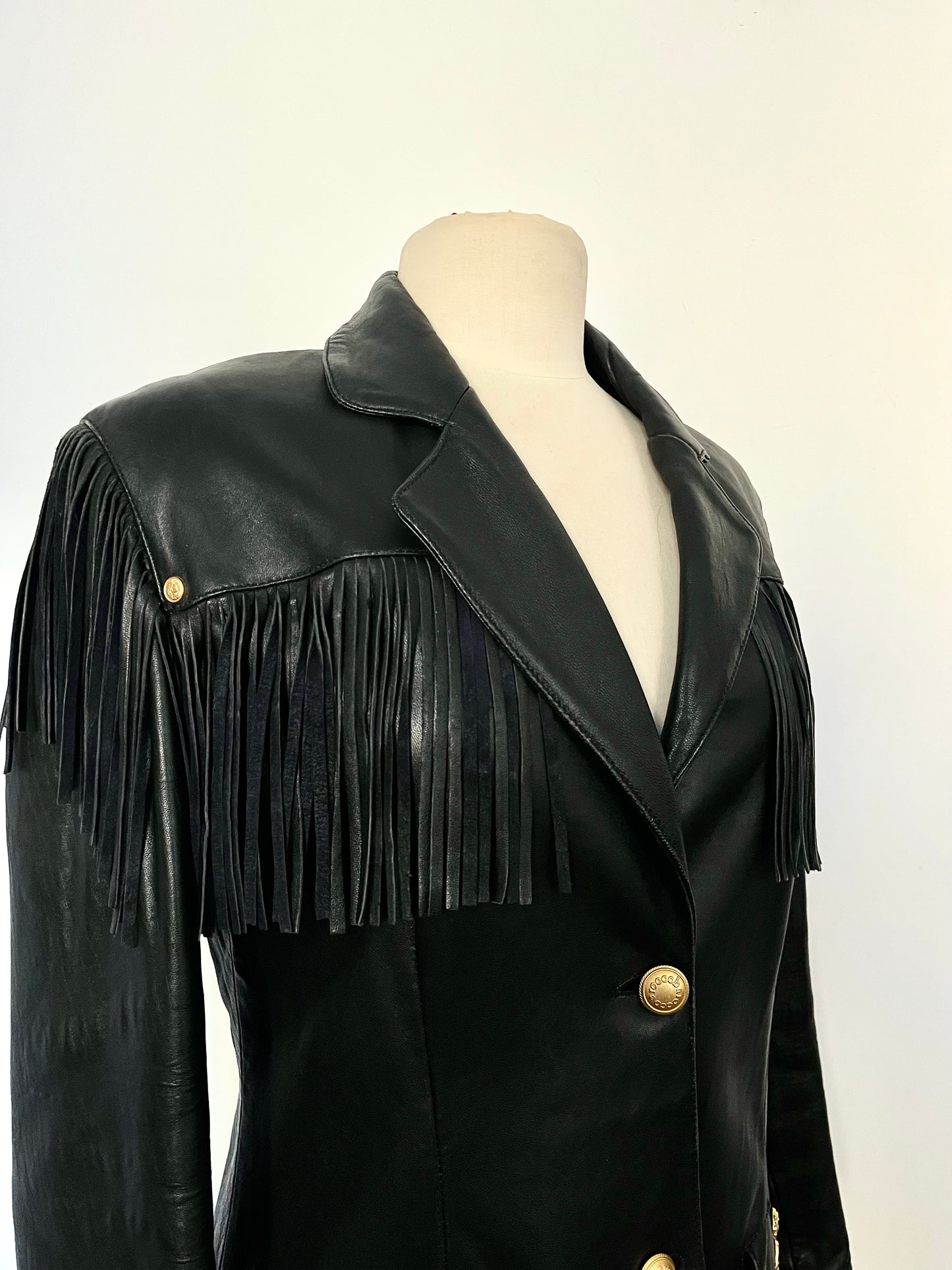 Veste franges vintage année 80s Rocco Barocco ( SOLD OUT )