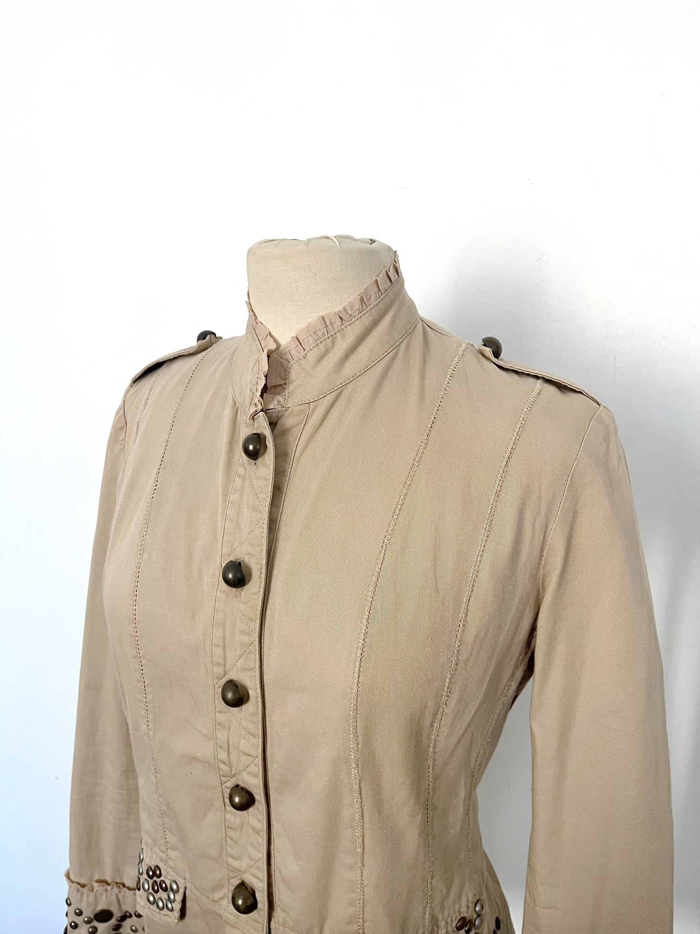 Veste vintage légère style officier – Taille 38