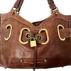 Sac à main vintage en cuir marron – Style boho chic