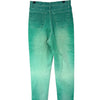 Jean Taille Haute à Effet Dégradé Turquoise — taille 38/40 — Pièce Vintage d'Italie