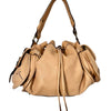 SAC À MAIN VINTAGE EN CUIR GRAINÉ BEIGE - COCCINELLE ( MODÈLE RARE )