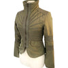 Veste cintrée technique kaki style futuriste / sport chic - Taille 36
