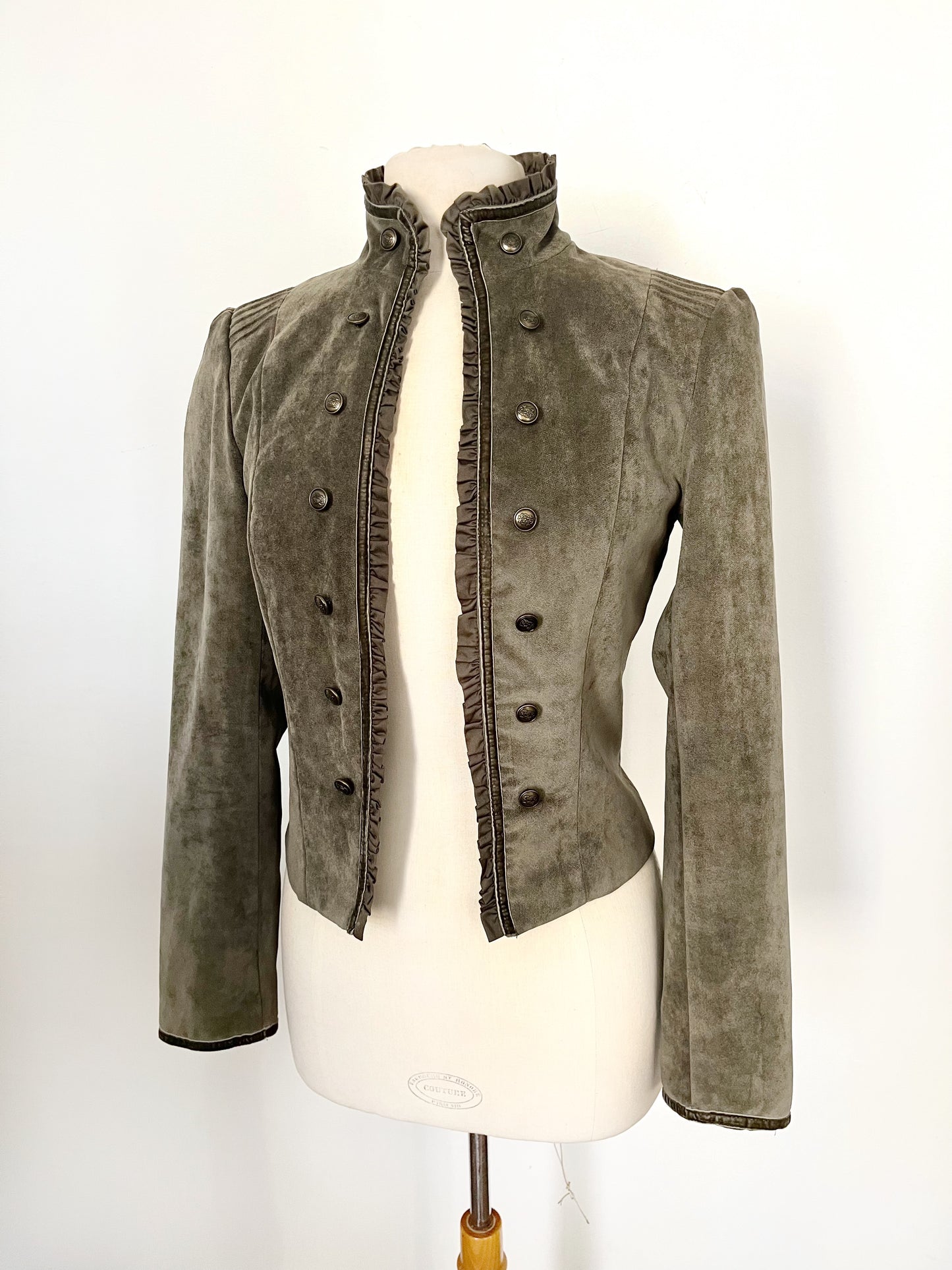 Veste officier en velours kaki ( SOLD OUT )