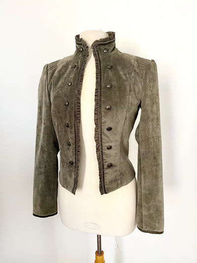 Veste officier en velours kaki ( SOLD OUT )