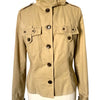 Veste Courte Saharienne Beige Sable Style Militaire Chic — T. 40