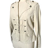 Veste Légère Vintage Style Officier Beige Écru — Taille 40/42