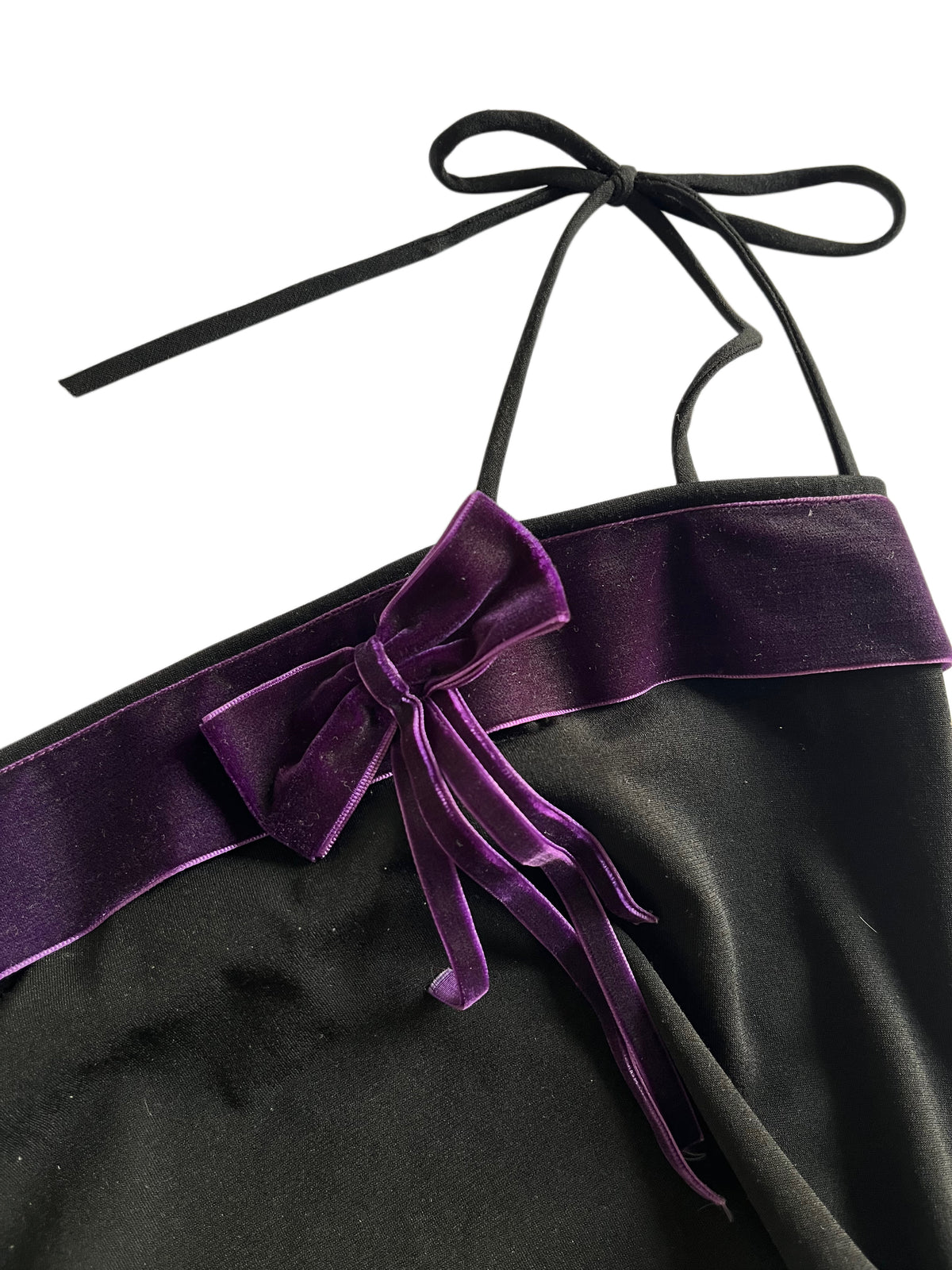 Ensemble Mini Robe / Tunique & Boléro Maille Ajourée Whimsigoth Velours Violet — T. 34/36 (XS/S)