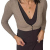 BOLÉRO TAUPE ULTRA-SOFT — TAILLE 36/38