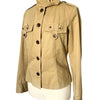 Veste Courte Saharienne Beige Sable Style Militaire Chic — T. 40
