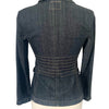 Veste Vintage en Denim Brut Cintrée à Boutons Pression — Taille S/36 — Denim premium