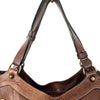 Sac à main vintage en cuir marron – Style boho chic