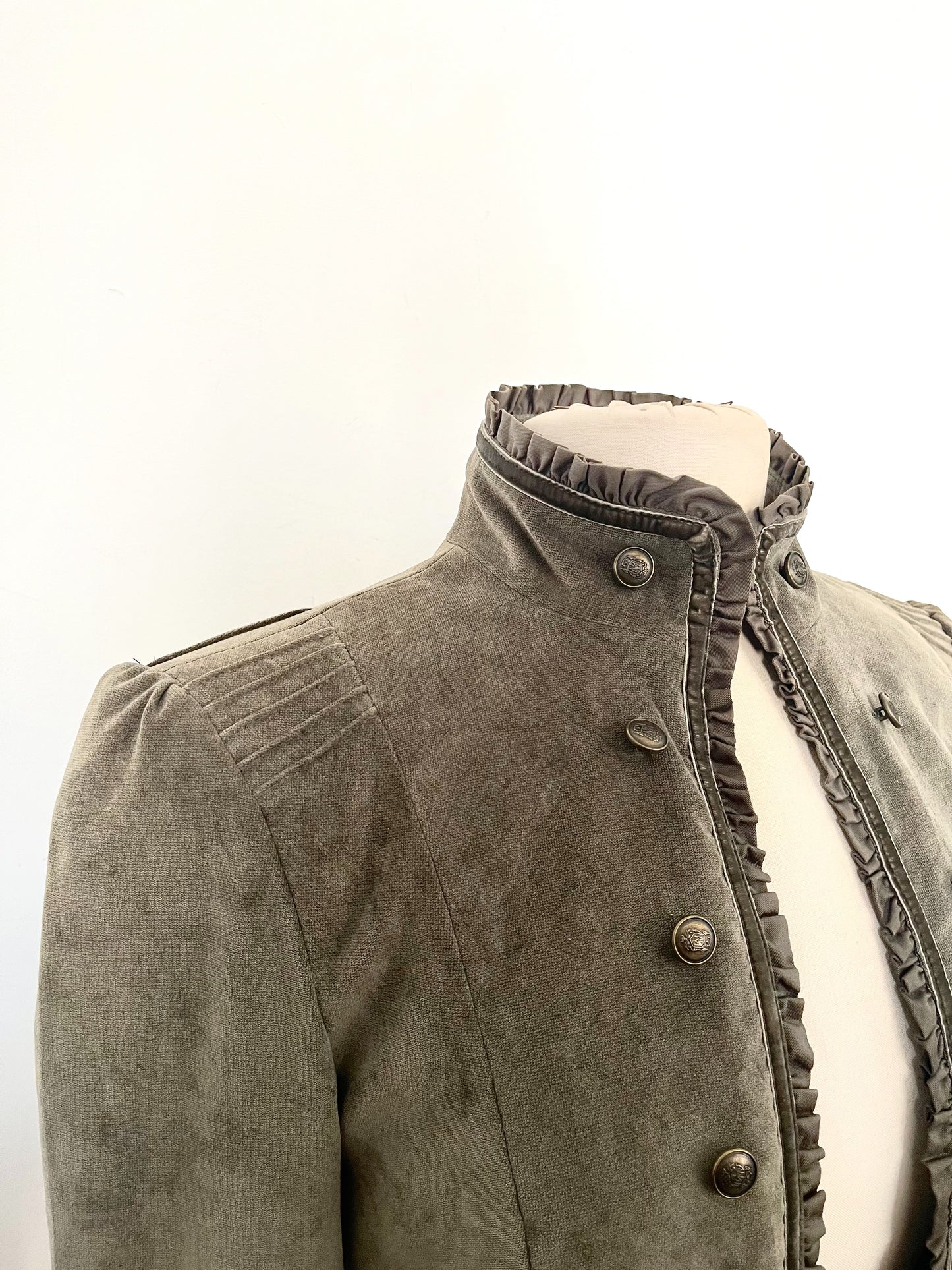 Veste officier en velours kaki ( SOLD OUT )