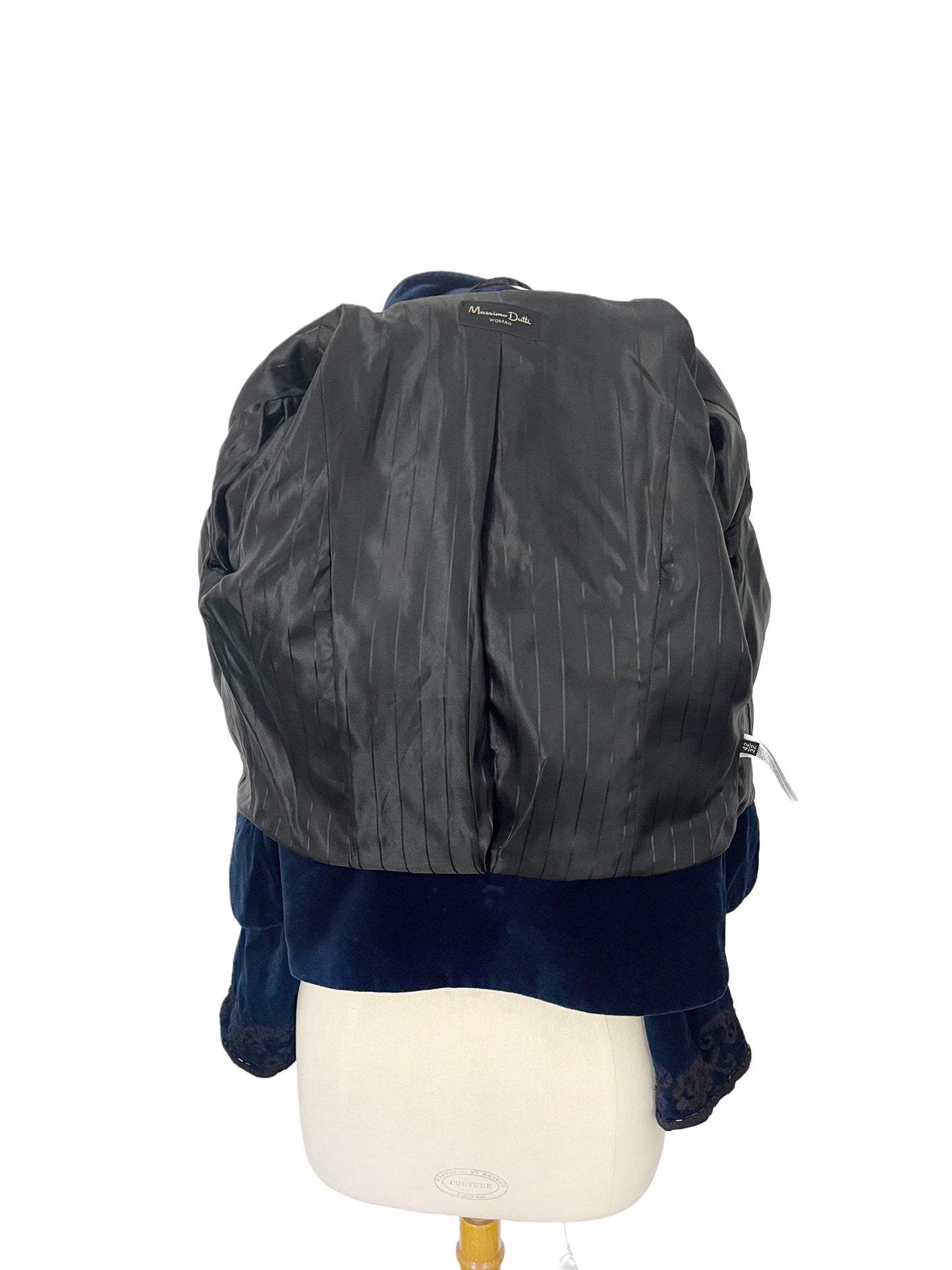 Veste courte Massimo Dutti en velours – Taille 40