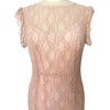 Robe de Cérémonie Longue en Dentelle Rose Pâle — 38/40 (M/L) — Style Romantique / Y2K