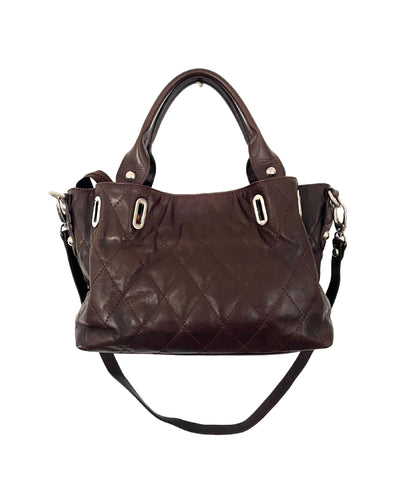 Sac à main en cuir véritable Medium