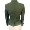 Veste Officier Vintage Kaki à Boutonnage Croisé — Taille 36 — Indie Sleaze
